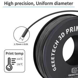 TPU Grey 3D Printer Filament 1.75mm 1kg/rol