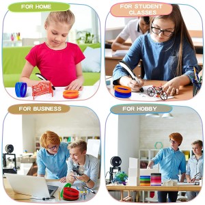 3D Pen PLA filament 3D Printer 1.75mm PLA Filament, 20 Colors, 5 Meters per color