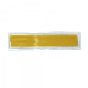 3D Pen Filament 1.75mm PLA Yellow, Length 250mm x 50pcs