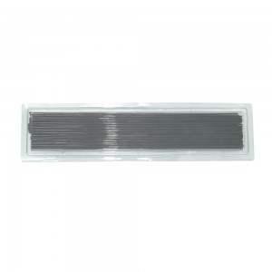 3D Pen Filament 1.75mm PLA Silver, Length 250mm x 50pcs