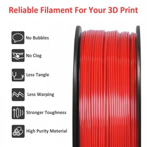 ABS+  Red 3D Printer Filament 1.75mm 1kg/roll