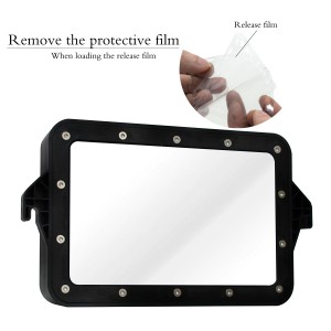 Alkaid LCD Printer Resin Tank, including assembly tank * 1 and spare FEP Sheet * 1.