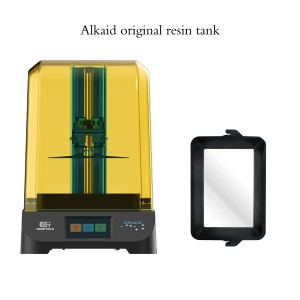 Alkaid LCD Printer Resin Tank, including assembly tank * 1 and spare FEP Sheet * 1.
