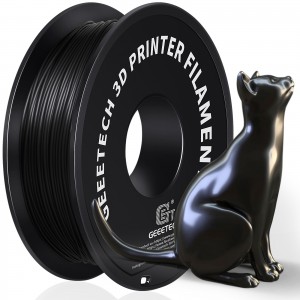 {4KG} PLA Silk  Black 3D Printer Filament 1.75mm 1kg/roll