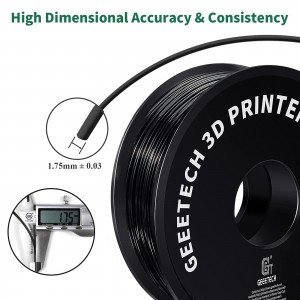 {4KG}ABS+  Black 3D Printer Filament 1.75mm 1kg/roll