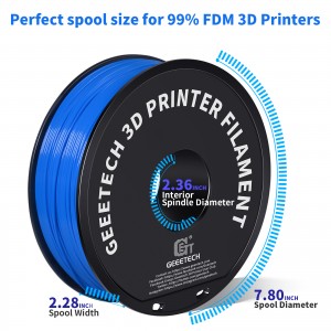 ABS+  Blue 3D Printer Filament 1.75mm 1kg/roll