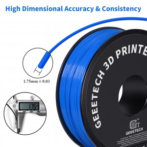 ABS+  Blue 3D Printer Filament 1.75mm 1kg/roll