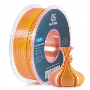 {6KG} PLA Silk Dual 3D Printer Filament 1.75mm 1kg/roll (Gold+Copper)