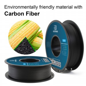 PLA Black  Carbon Fiber 3D Printer Filament 1.75mm 1kg/roll
