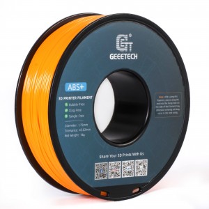 ABS+ Orange 3D Printer Filament 1.75mm 1kg/roll