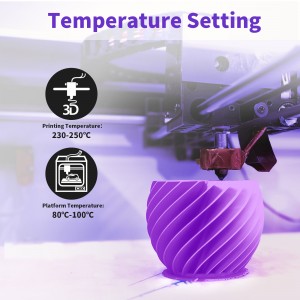 ABS+  Purple 3D Printer Filament 1.75mm 1kg/roll