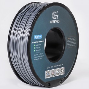 ABS+ Silver 3D Printer Filament 1.75mm 1kg/roll