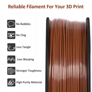 ABS+  Brown 3D Printer Filament 1.75mm 1kg/roll