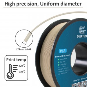 PLA Wood 3D Printer Filament 1.75mm 1kg/roll