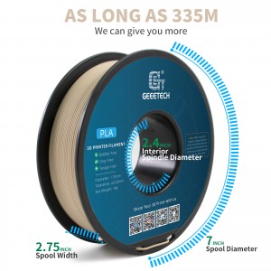 PLA Wood 3D Printer Filament 1.75mm 1kg/roll