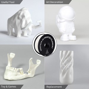 ABS+  White 3D Printer Filament 1.75mm 1kg/roll