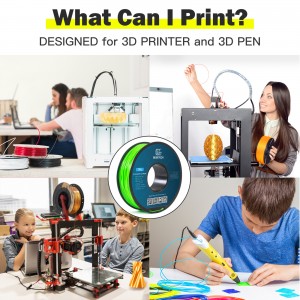 TPU Green 3D Printer Filament 1.75mm 1kg/roll