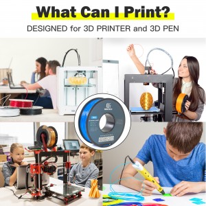 TPU Blue 3D Printer Filament 1.75mm 1kg/roll