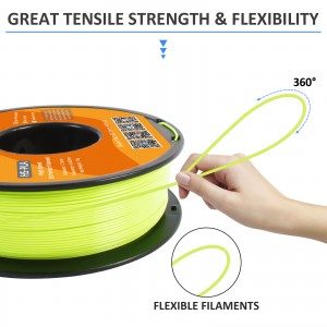 HS-PLA Apple Green 3D Printer Filament 1.75mm 1kg/roll