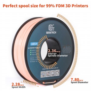 ABS+  Skin 3D Printer Filament 1.75mm 1kg/roll
