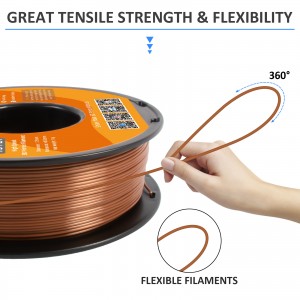 HS-PLA Brown 3D Printer Filament 1.75mm 1kg/roll