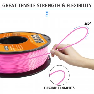 HS-PLA Pink 3D Printer Filament 1.75mm 1kg/roll