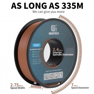 PLA Wood Rose 3D Printer Filament 1.75mm 1kg/roll