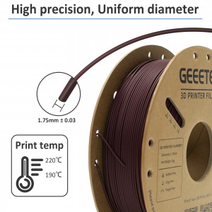 PLA Brick Red Carbon Fiber 3D Printer Filament 1.75mm 1kg/roll