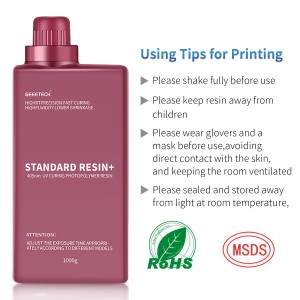 Blue Standard Resin 1KG, UV 405nm, for LCD/DLP/SLA 3D Printers