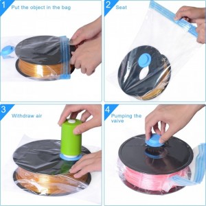 Filament Storage Vacuum Bag, Material: PA+PE,Size:32.5*37.5CM