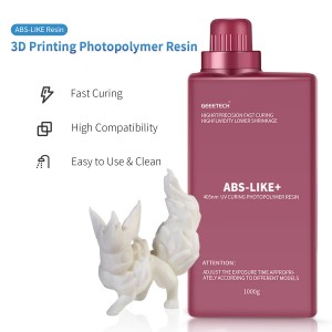 White ABS-Like Resin 1KG, High Compatible for Most LCD and DLP 3D Printer