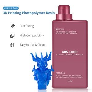 Blue  ABS-Like Resin 1KG, High Compatible for Most LCD and DLP 3D Printer