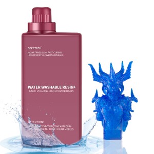 Blue Resin, Geeetech UV 405nm Rapid Resin, Water Washable, for LCD/DLP/SLA 3D Printers, 1KG
