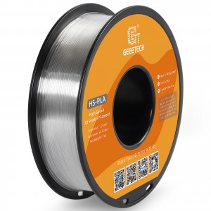 4KG HS-PLA(Black+Transparent)*2 3D Printer Filament 1.75mm 1kg/roll