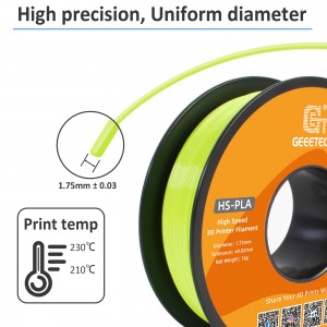{6KG}HS-PLA  (Blue+Purple+Apple green)*2 3D Printer Filament 1.75mm 1kg/roll