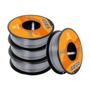 {4KG}HS-PLA Silver 3D Printer Filament 1.75mm 1kg/roll