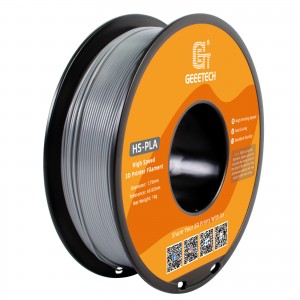 {4KG}HS-PLA Silver 3D Printer Filament 1.75mm 1kg/roll