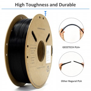 PLA+  Black 3D Printer Filament  1.75mm 1kg/roll