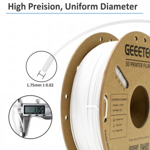 PLA+  White 3D Printer Filament 1.75mm 1kg/roll