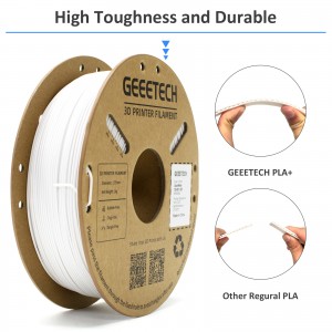 PLA+  White 3D Printer Filament 1.75mm 1kg/roll