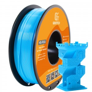 HS-PLA Water Blue 3D Printer Filament 1.75mm 1kg/roll