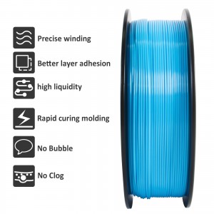 HS-PLA Water Blue  3D Printer Filament 1.75mm 1kg/roll