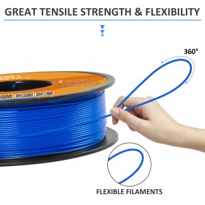 HS-PLA Blue 3D Printer Filament 1.75mm 1kg/roll