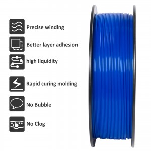 HS-PLA Blue 3D Printer Filament 1.75mm 1kg/roll
