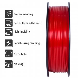 HS-PLA  Red 3D Printer Filament 1.75mm 1kg/roll