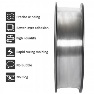 HS-PLA Transparent 3D Printer Filament 1.75mm 1kg/roll