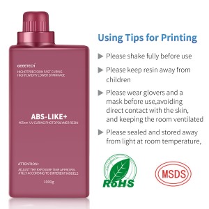 {5KG}  ABS-Like Resin ( black+white+grey+skin+green )