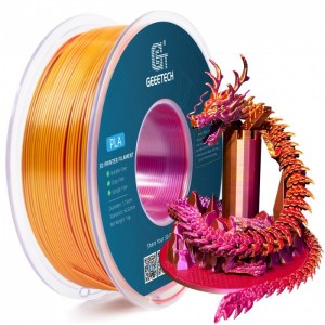 {4KG} PLA Silk Tri-Color 3D Printer Filament 1.75mm 1kg/roll