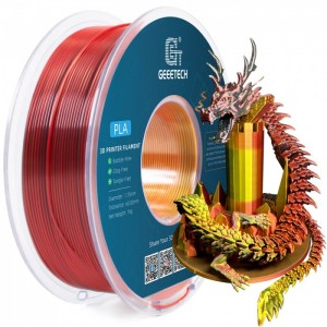 {4KG} PLA Silk Tri-Color 3D Printer Filament 1.75mm 1kg/roll