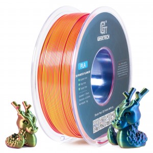 {4KG} PLA Silk Tri-Color 3D Printer Filament 1.75mm 1kg/roll (Red+Yellow+Blue)+(Red+Gold+Black)